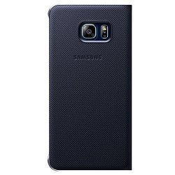 Samsung Leather Wallet Flip Case For Samsung Galaxy S6 Edge - Blue