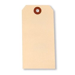Ultrasource Shipping Eyelet Tags 2.375" X 4.755" Manila Pack Of 1000