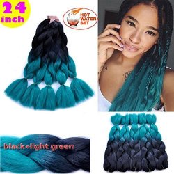Deals On Bacana Hair Jumbo Braiding Hair 5pcs Lot Black Light