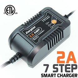 7 Step Smart Charging Technology That Will Improve Your Batterys Life Cycle for Car Maintainer 6/12V Energizer ENC2A 2 Amp Battery Charger RV or Boat 