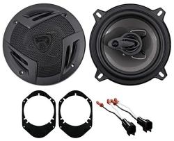 Rockville 5.25" Rear Factory Speaker Replacement Kit For 99-2002 Ford Expedition