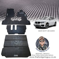 BMW X5 E71 2014-2018 Custom Rubber Floor Mats For