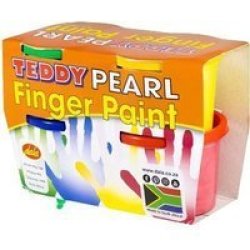 Pearl Finger Paint Set 4 X 100ML