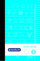 Marlin 2-QUIRE 192 Page A4 Counter Index Book 5 Pack