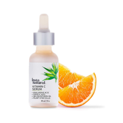 Instanatural Vitamin C Serum With Hyaluronic Acid & Vit E - Natural & Organic Anti Wrinkle Reducer Formula For Face - Dark Circle Fine Line & Sun Dam
