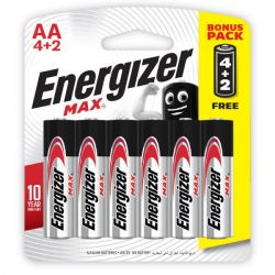 Energizer Max Aa 6 Pack X 2