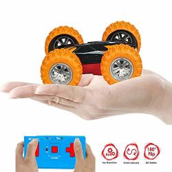 Zmzs Rc Car MINI Remote Control Car For Kids Double Sided Stunt Car MINI Remote Control Toys For Boys And Girls Fast Off Road