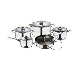 Blaumann 10-PIECE Stainless Steel Cookware Set - Gourmet Line