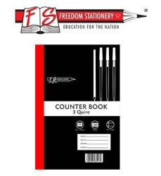 Freecom Freedom A4 Feint And Margin 3 Quire Counter Book 288 Pages - Pack Of 5