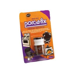Flat Black Porcelain Touch Up Kit Repairs Porcelain And Enamel: Chips Cracks And Scratches In Appliances Fixtures Stoves Fireplaces Barbecue Grills