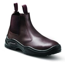 Zeus Chelsea Safety Boot Brown