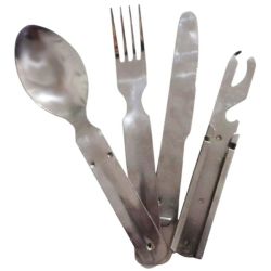 - Cutlery Set - Stainless Steel Camping Cutlery Set - 4PIECES