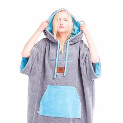 Culthood Changing Robe Towel Poncho With Zip Pocket - Change Your Surfing And Swimming Wetsuit clothes In Public With Style -many Colorsadult Size Fits Allapproved