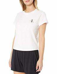 Calvin Klein Women's Ck One Cotton Short Sleeve Crewneck White S