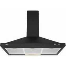 cooker hood 900mm black