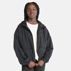 Multi-pocket Windbreaker Jacket For Women - XL Black
