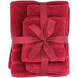 Clicks Towel Set Cranberry 6 Piece