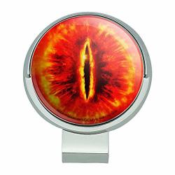 Graphics & More Lord Of The Rings Eye Of Sauron Golf Hat Clip With Magnetic Ball Marker