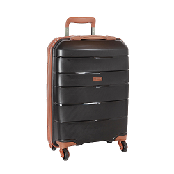 Cellini Spinn Carry On Trolley Case 38L Black