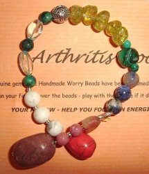 Marykay - Arthritis Soothing Beads - Genuine Gemstone Worry Beads