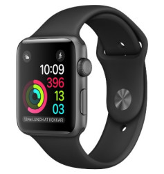 Apple Watch Series 2 42mm with Space Grey Aluminium Case & Black Sport Band