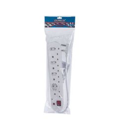 Multiplug - Surge Protector - White - 4X16AMP - 4X5AMP - 3 Pack