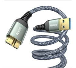External Hard Drive Cable USB 3.0 A Male To Micro B Cable S5 Fast
