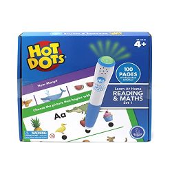 Learning Resources ESP2445-UK Hot Dots Learn At Home Reading & Maths Set 1 Multi