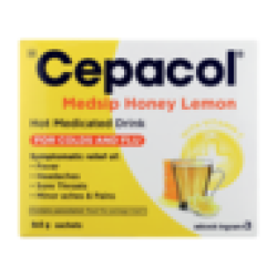 Medsip Honey Lemon Cold & Flu Sachet 8 Pack