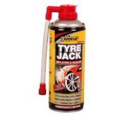 Shield Tyre-jack Inflater Car 340ML - 5 Pack