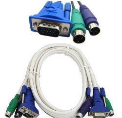 KVM Cable 1.8m PS2 Switch