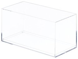 6 Clear Acrylic Display Cases With No Beveled Edge For 1:32 Scale Cars - 7.875" X 3.8125" X 3.875