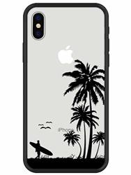 Lugeke Palm Leaf Iphone Xr Case Soft Tpu Bumper Frame And Hard PC Inner Protection Hybrid Cover Case For Apple Iphone Xr Defender Anti-scratch