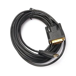 Winomo 5M Gold 24+1 Dvi-d Male To HDMI Male Cable For Hdtv HD