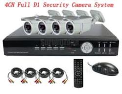 4ch Diy Dvr With 4cameras Cable & Accessories