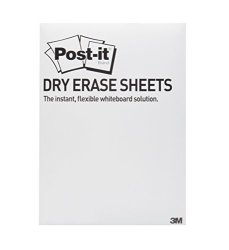Post-it Dry Erase Whiteboard Film Surface for Walls, Doors, Tables,  Chalkboards, Whiteboards, and More, Removable, Stain-Proof, Easy  Installation, 3