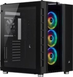 Crystal Series 680X Rgb Atx High Airflow Tempered Glass Smart Chassis Black