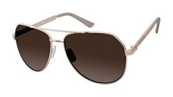 Rocawear Women's R704 Rgdnd Aviator Sunglasses Rose Gold Nude 59 Mm