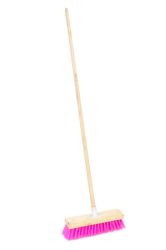 Academy Broom Gutter Sweeper Stiff Pink F3150