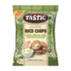 Tastic Sour Cream & Chives Flavour Air Popped Rice Chips 20G