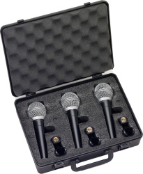 DTech Pro-3.0 Pack of 3 Dynamic Microphones