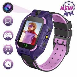 Lsflair Kids Smart Watchphone Boy & Girl Smart Watch With Sos Two Way Call Voice Chat Camera Flashlight Alarm HD Touch Screen Game Sim