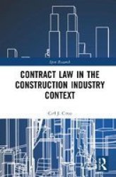 Contract Law In The Construction Industry Context Hardcover