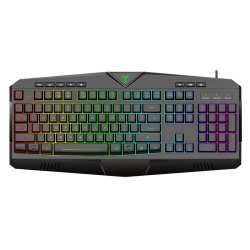 T-dagger Submarine Rgb Colour LIGHTING|104-107 KEY|150CM CABLE|19 Non-conflict Keys Gaming Keyboard Black