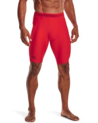 Men's Ua Iso-chill Compression Long Shorts - Radio Red XL