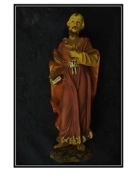 14.5cm St Peter With The Keys To The Kingdom Of Heaven