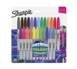 Sharpie Fine Permanent Markers Cosmic Colour 24 Pack