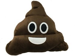 Rhode Island Novelty Rinovelty Emoji Emoticon Cushion Smile Poo Shape