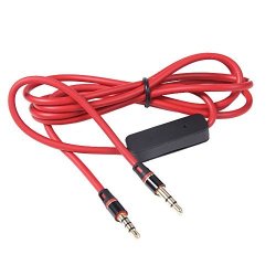 RED 3.5mm Audio Cable Car AUX-In Cord Lead for Google Chromecast Audio Rux-J42