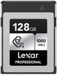 Lexar Cfexpress Professional Silver 128GB Type B Memory Card